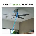 Flexible Microfiber Fan Duster for High Ceiling